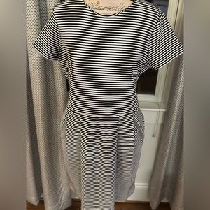 Black and white dress